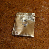 Gold And Silver Cloth Jewelry And Gift Storage Packaging Bags